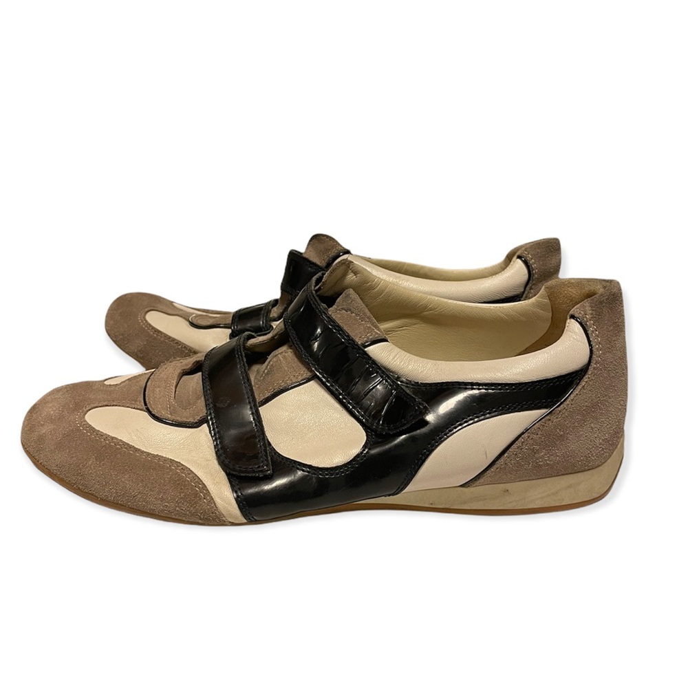 Womens Bally Aleria Size 7.5 Designer Leather Sneakers